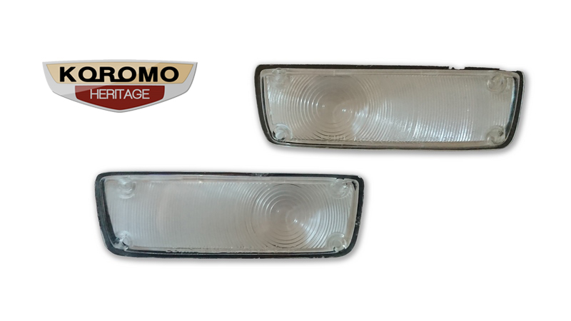 Front Parker Lamp Lenses suitable for Toyota Crown S40 Series 1965 to 1967