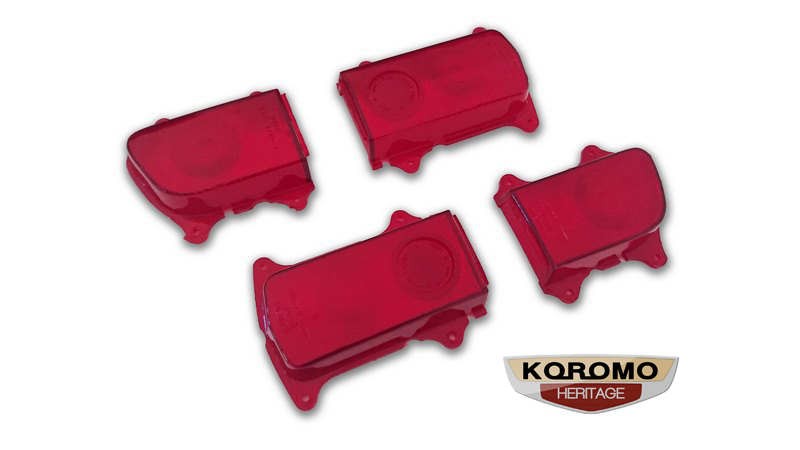 Tail Lamp Lenses suitable for Toyota Crown S40 Series Wagon and Pick-up (ute) 1965 to 1967